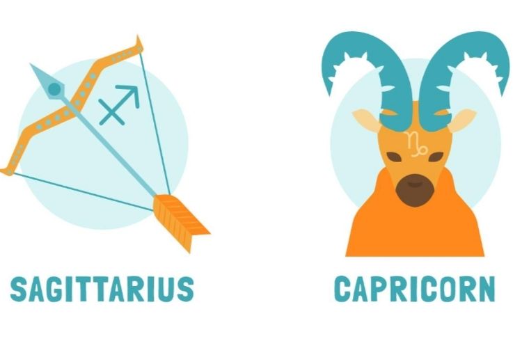 Ilustrasi enam simbol zodiak yang mendapatkan keberuntungan rezeki melimpah dalam tujuh hari ke depan.