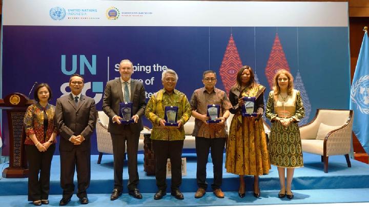 Diskusi tentang kerja sama multilateral dan peringatan 80 tahun PBB di Jakarta