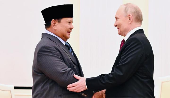 Prabowo Subianto bertemu Vladimir Putin di Rusia membahas geopolitik